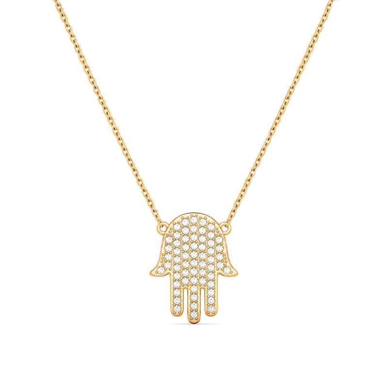 Hamsa Diamond Necklace