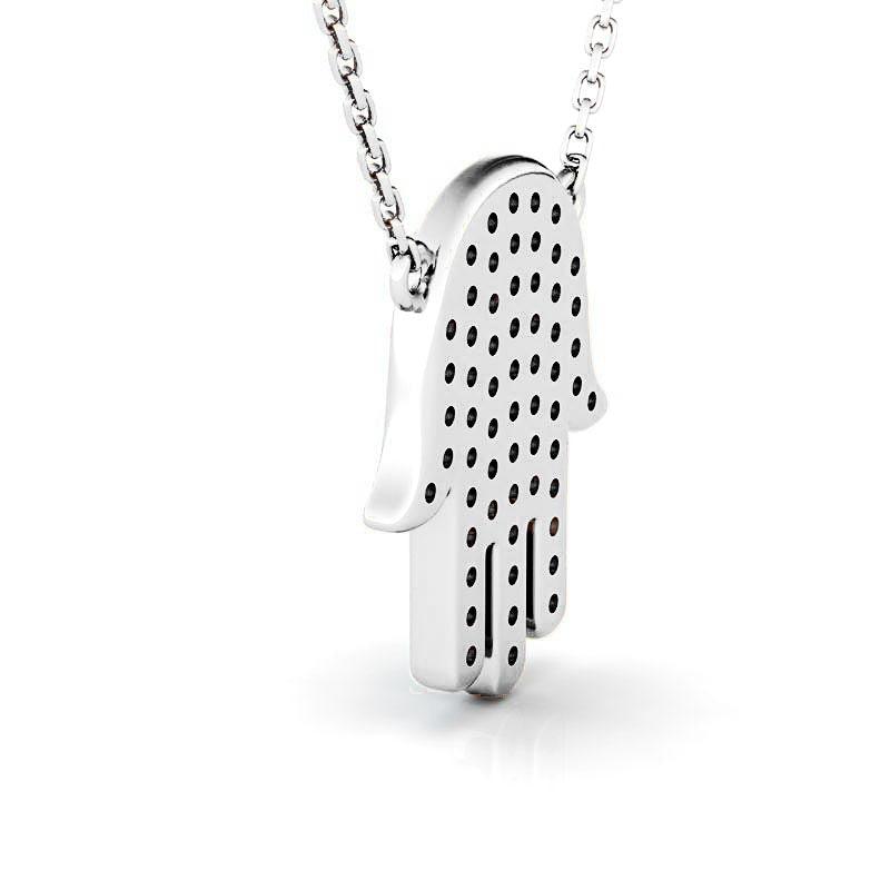 Hamsa Diamond Necklace