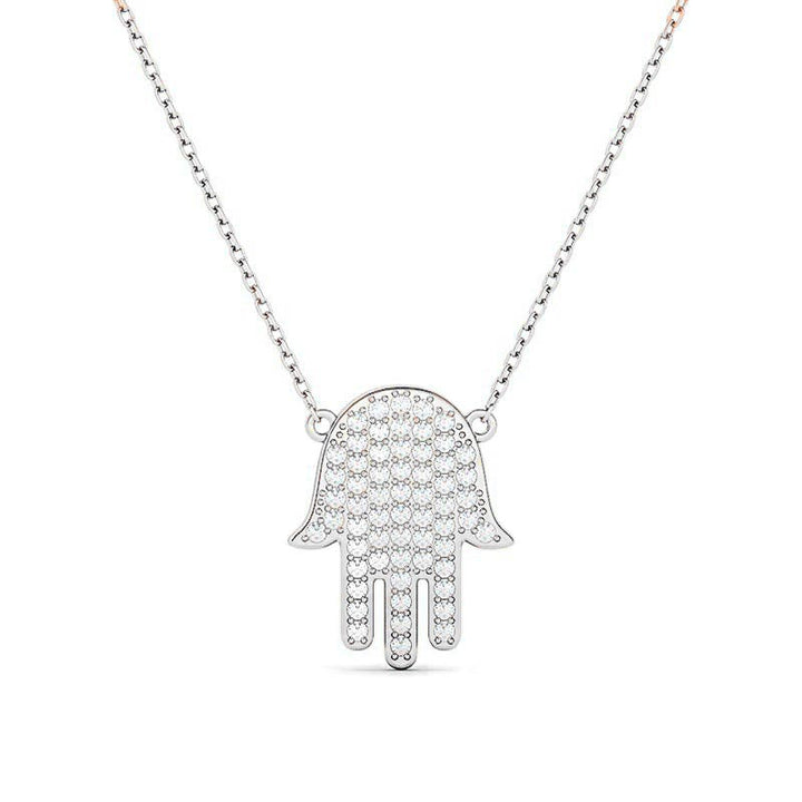 Hamsa Diamond Necklace