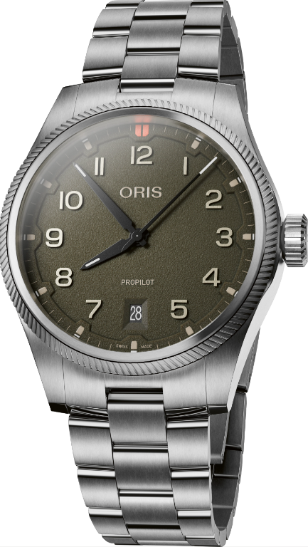 ProPilot Date Green/Silver Stainless Steel Green Dial