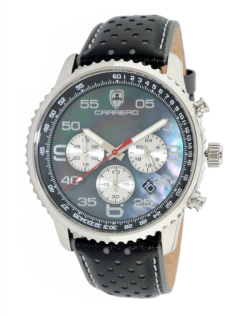 Aureum Silver tone/Black | Black Dial