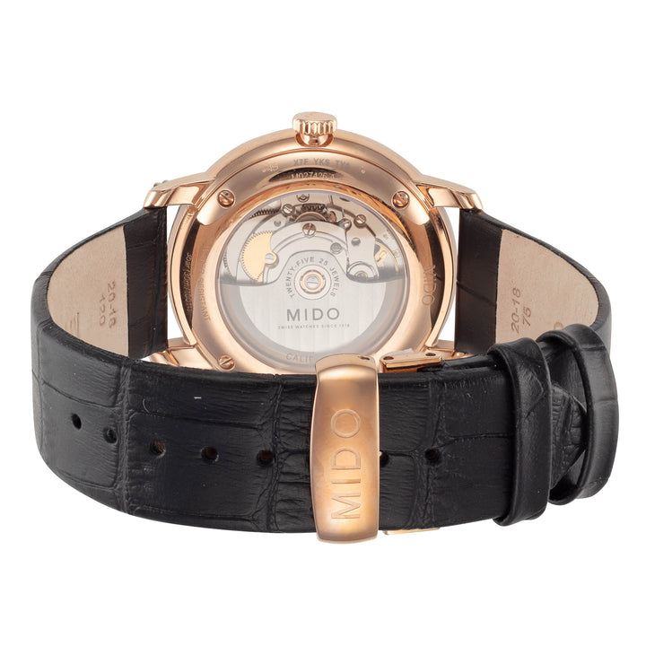 Baroncelli 40mm / White / Black | White Dial