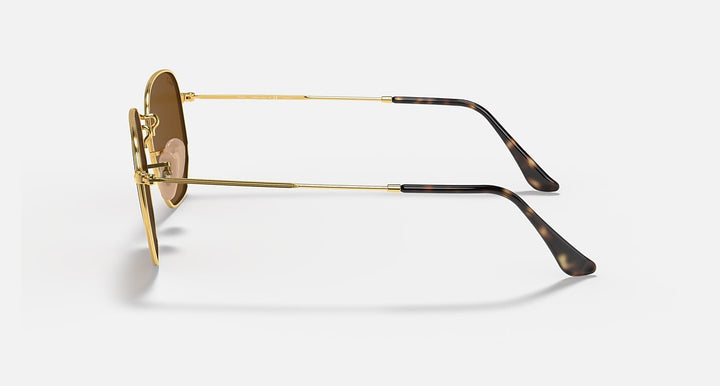 HEXAGONAL FLAT LENSES MEN'S Gold / Polar Brown |  Dial
