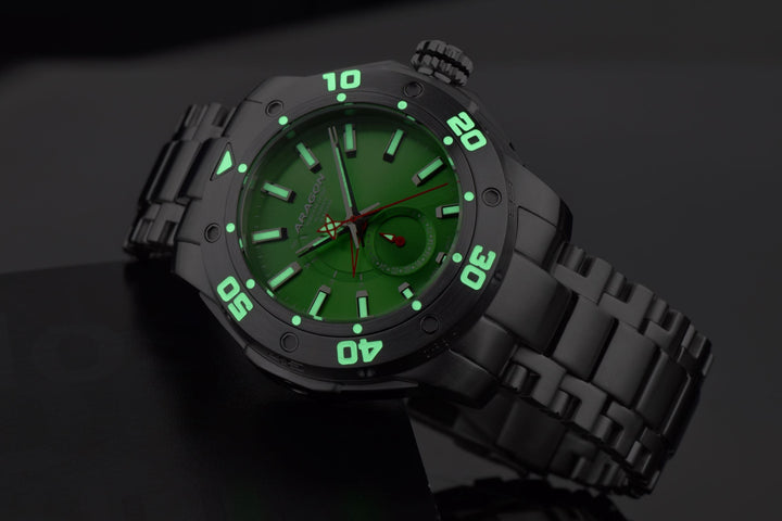 Superjet NE57 A343LIM Power Reserve Automatic 50mm Green | Green Dial