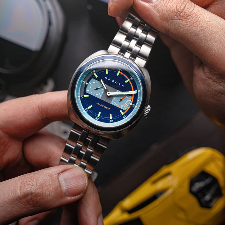 Giulia Calendar Blue /Stainless Steel | Blue Dial