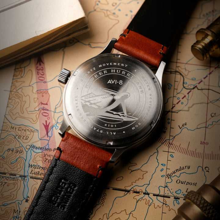 Mckellar Dual Time Cream / Leather | Cream Dial