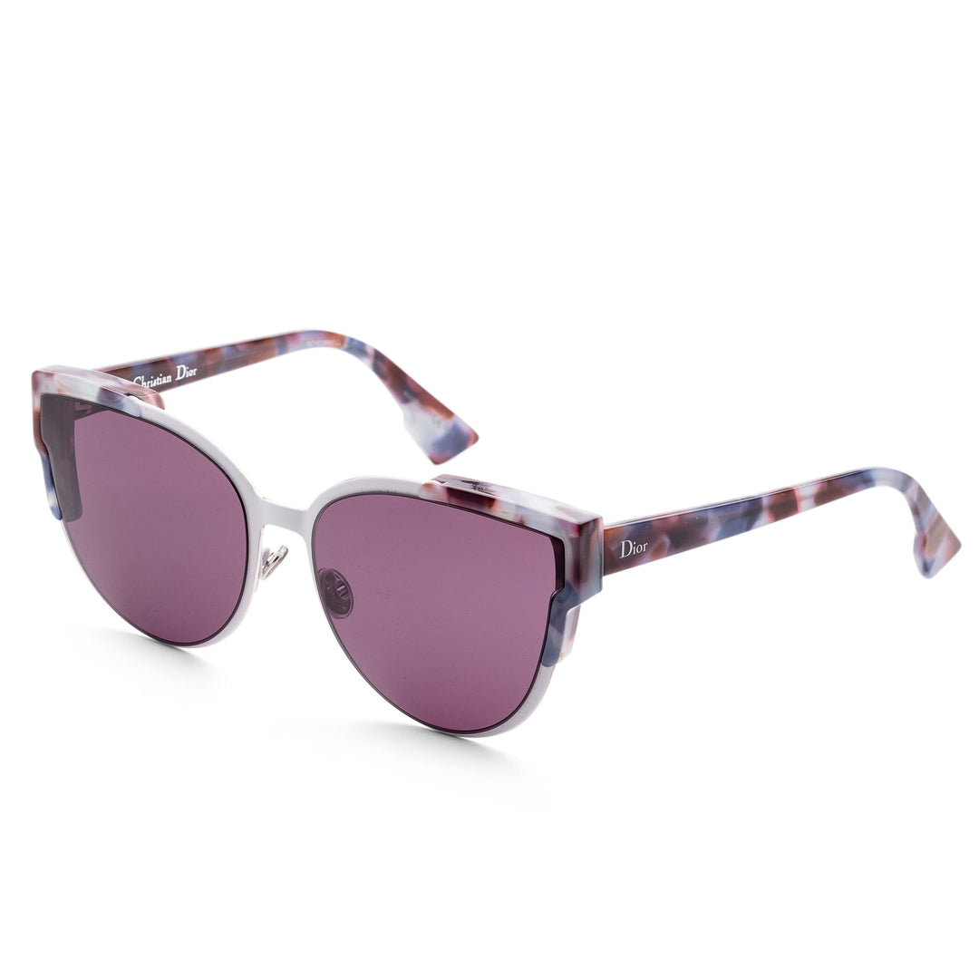 Wildlys Light Pink Havana Frame, Dark Purple Lens |  Dial