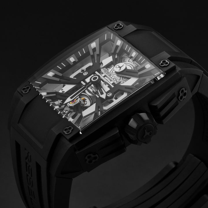 Re-Volt RBREV2H.TI.BL / Black Skeletonized | Black Skeletonized Dial