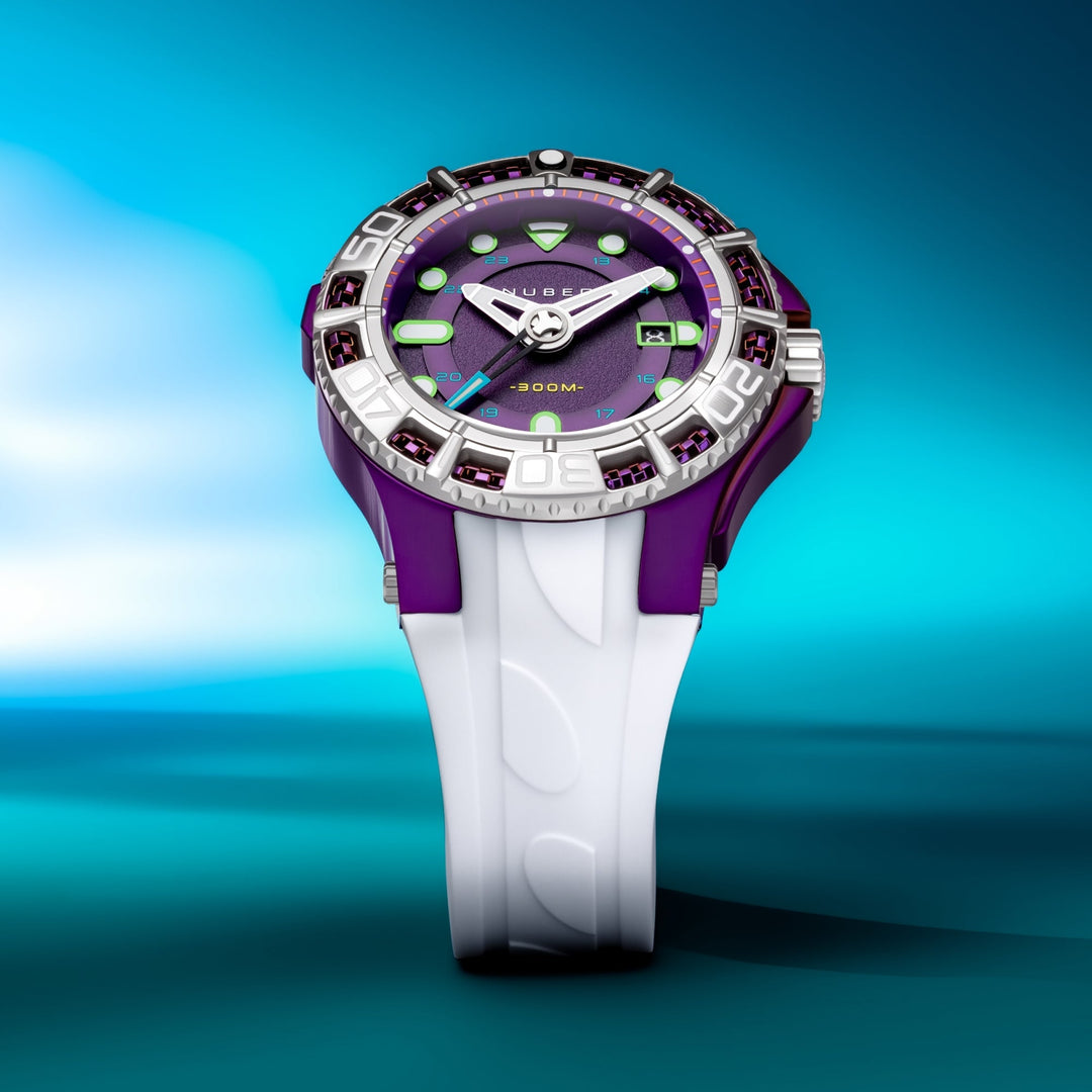 Manta Automatic Limited Edition Purple / Silicone | Purple Dial