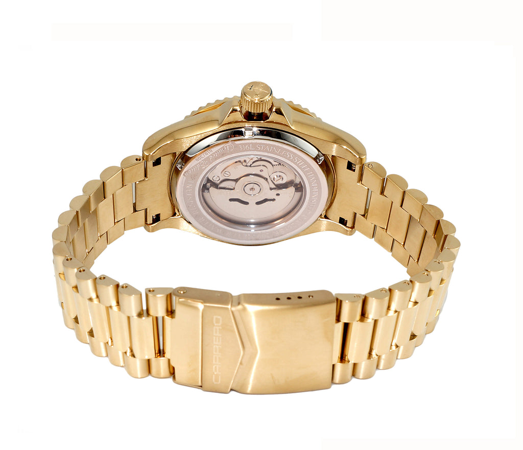 Catania MOP Goldtone - Black | Black Dial