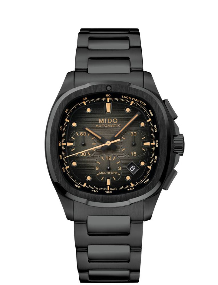 Multifort TV Chronograph Black/SS | Gray Dial