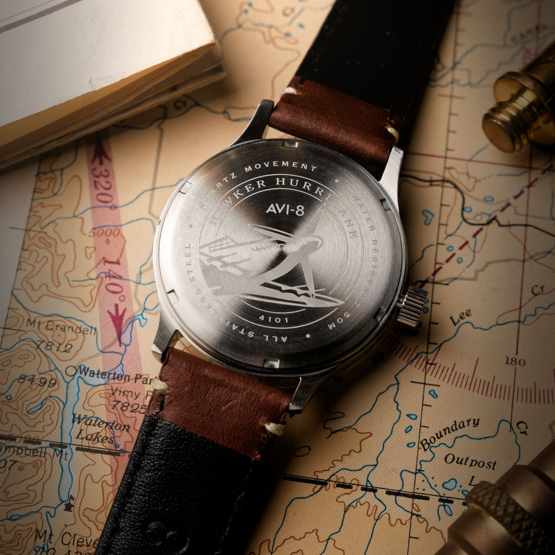 Mckellar Dual Time Black / Leather | Black Dial