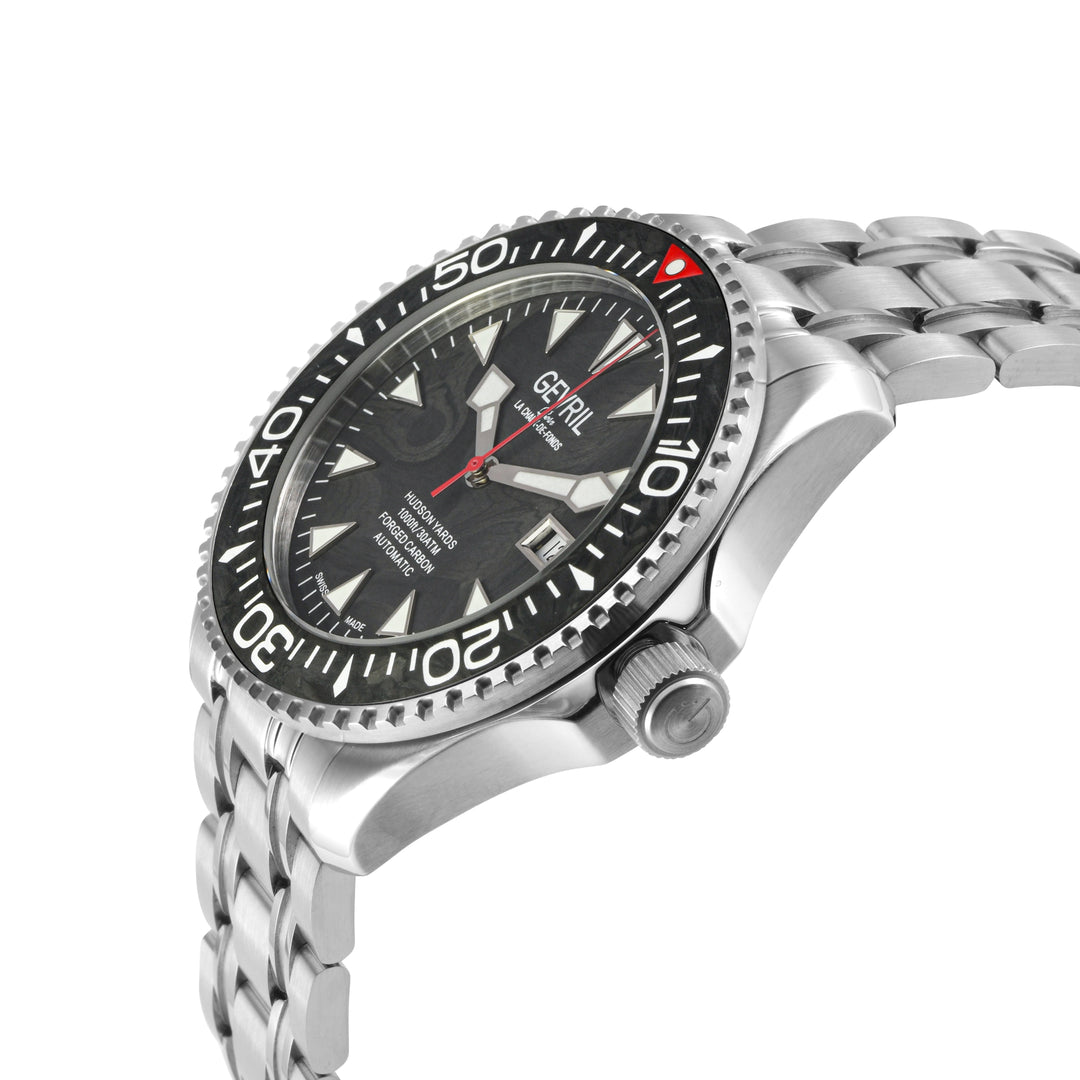 Hudson Yards -Forged Carbon Fiber Swiss Automatic SW200-1 - Forged Carbon Fiber 