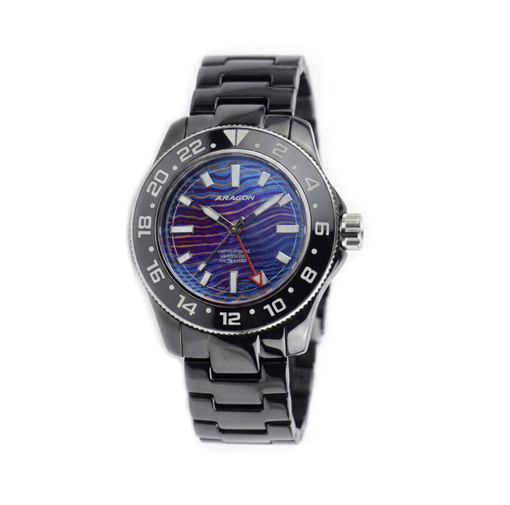 Hercules GMT 9075 44mm Damascus Dial