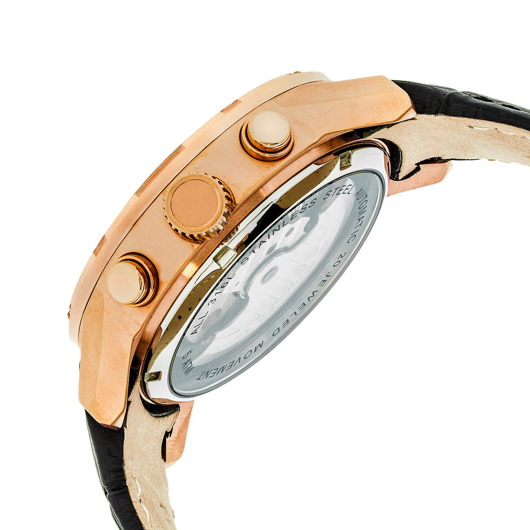 Hannibal Rose Gold/Black | Black Dial