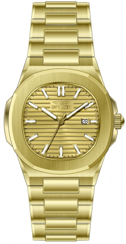 Speedway Chronograph Gold Dial / Gold-Tone Stainless Steel Bracelet Gold Dial