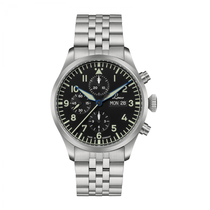 Kiel 2 Schwarz Black / Metal Bracelet Black Dial