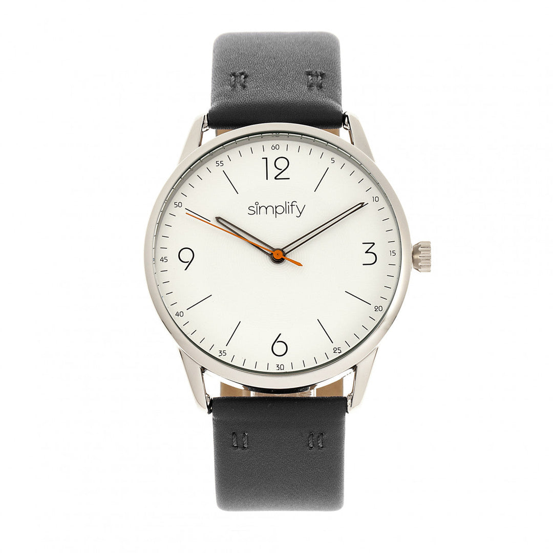 The 6300 Black/White | White Dial