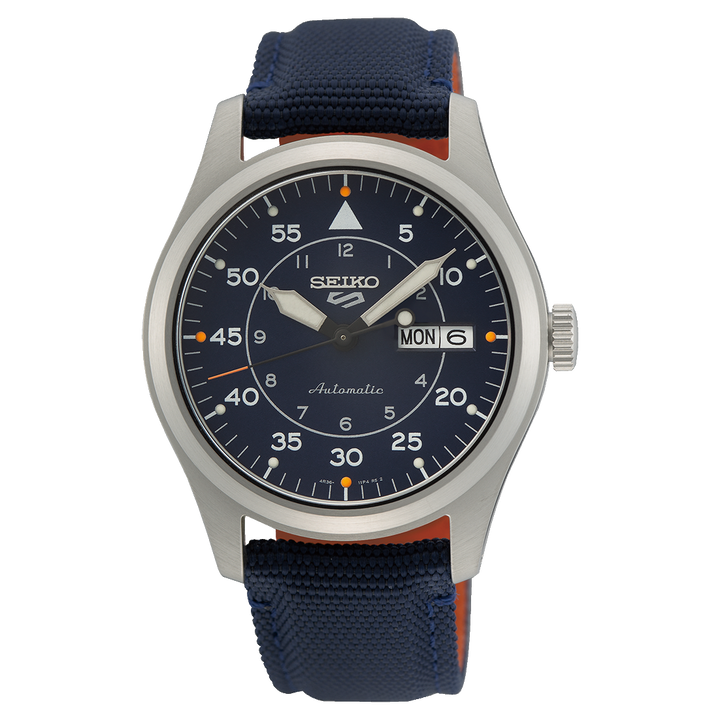 5 Sports Field Series Blue Dial Blue Nylon Strap 39.4mm Blue Dial