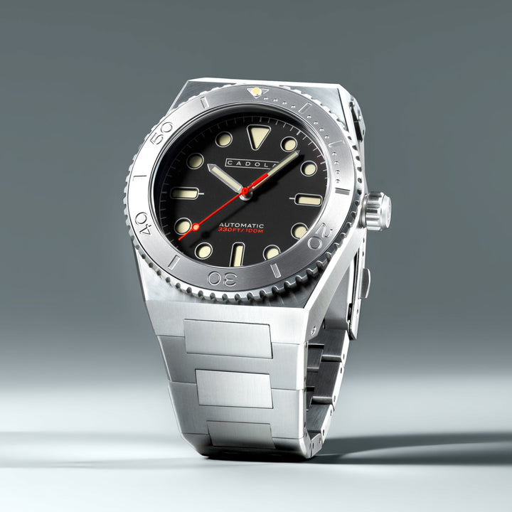 Farina Automatic Black / Stainless Steel | Black Dial
