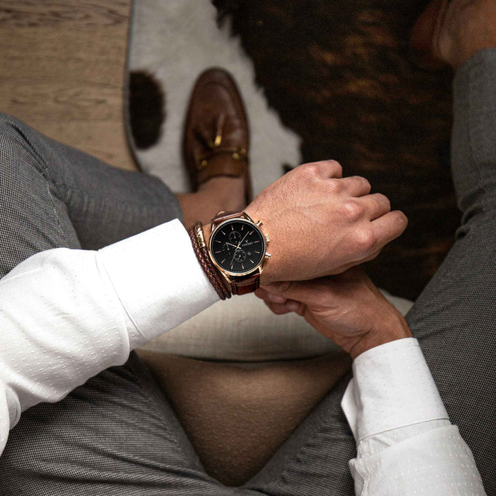 THE CHRONO S2 - ROSE GOLD Rose Gold | Black Dial