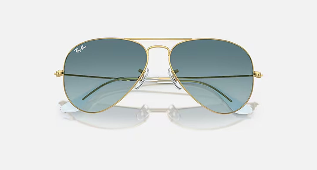 AVIATOR GRADIENT UNISEX / GOLD - BLUE GRADIENT GREY |  Dial