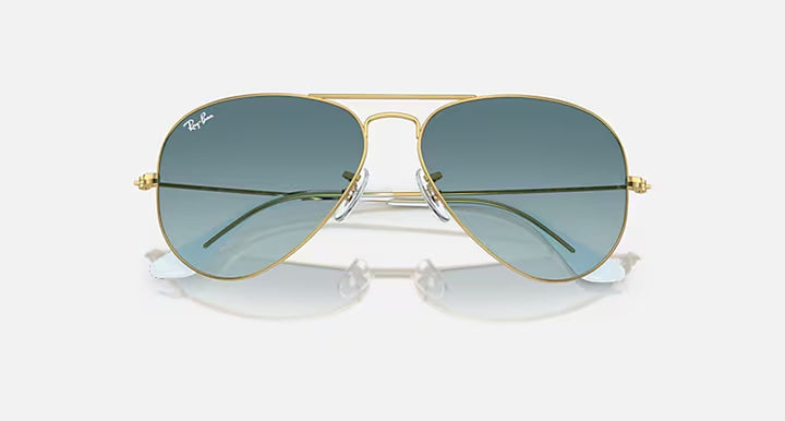 AVIATOR GRADIENT UNISEX / GOLD - BLUE GRADIENT GREY |  Dial