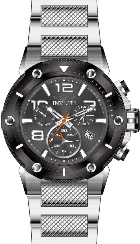 Speedway Chronograph Black Dial / Silver Stainless Steel Bracelet Black Dial