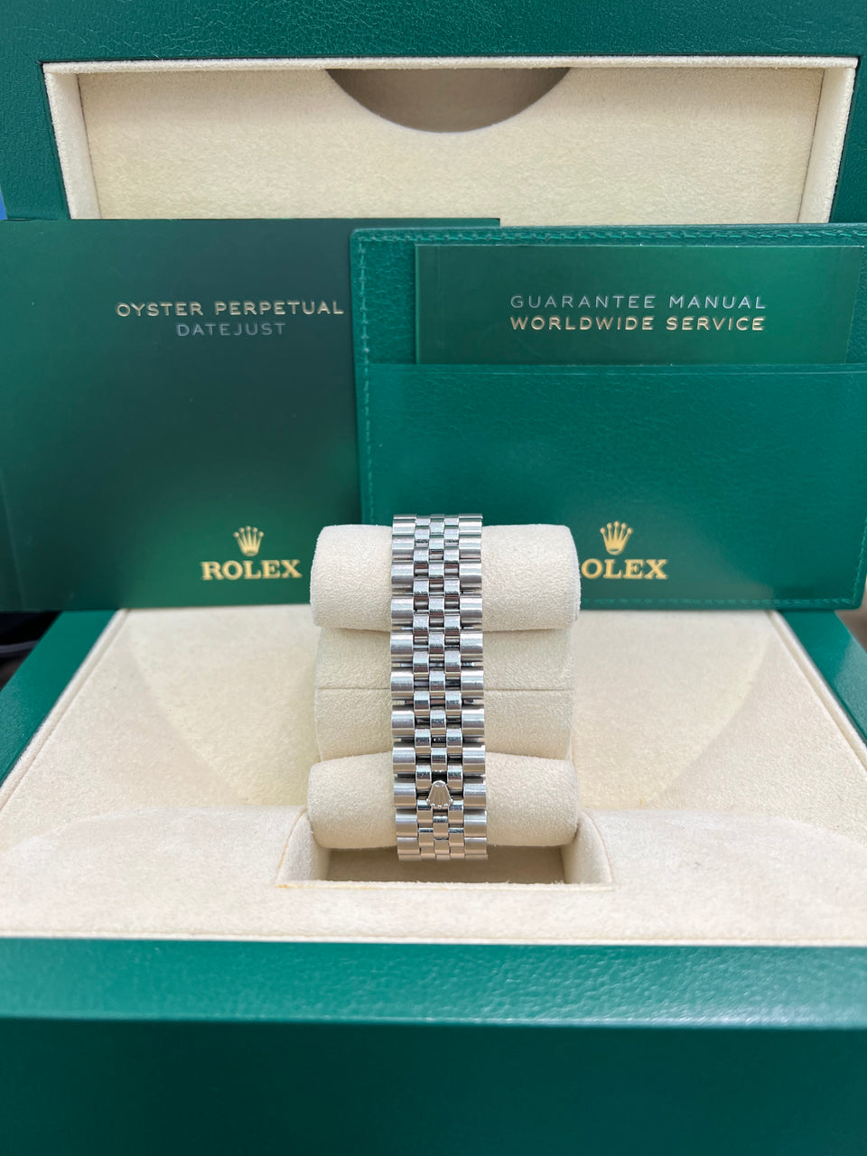 Rolex 36mm Steel Datejust - Domed Bezel - Black Roman Dial - Jubilee Bracelet