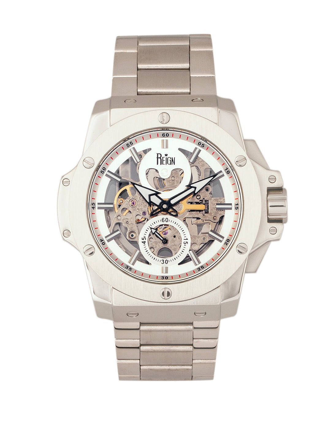 Commodus Bracelet Silver | Silver Dial