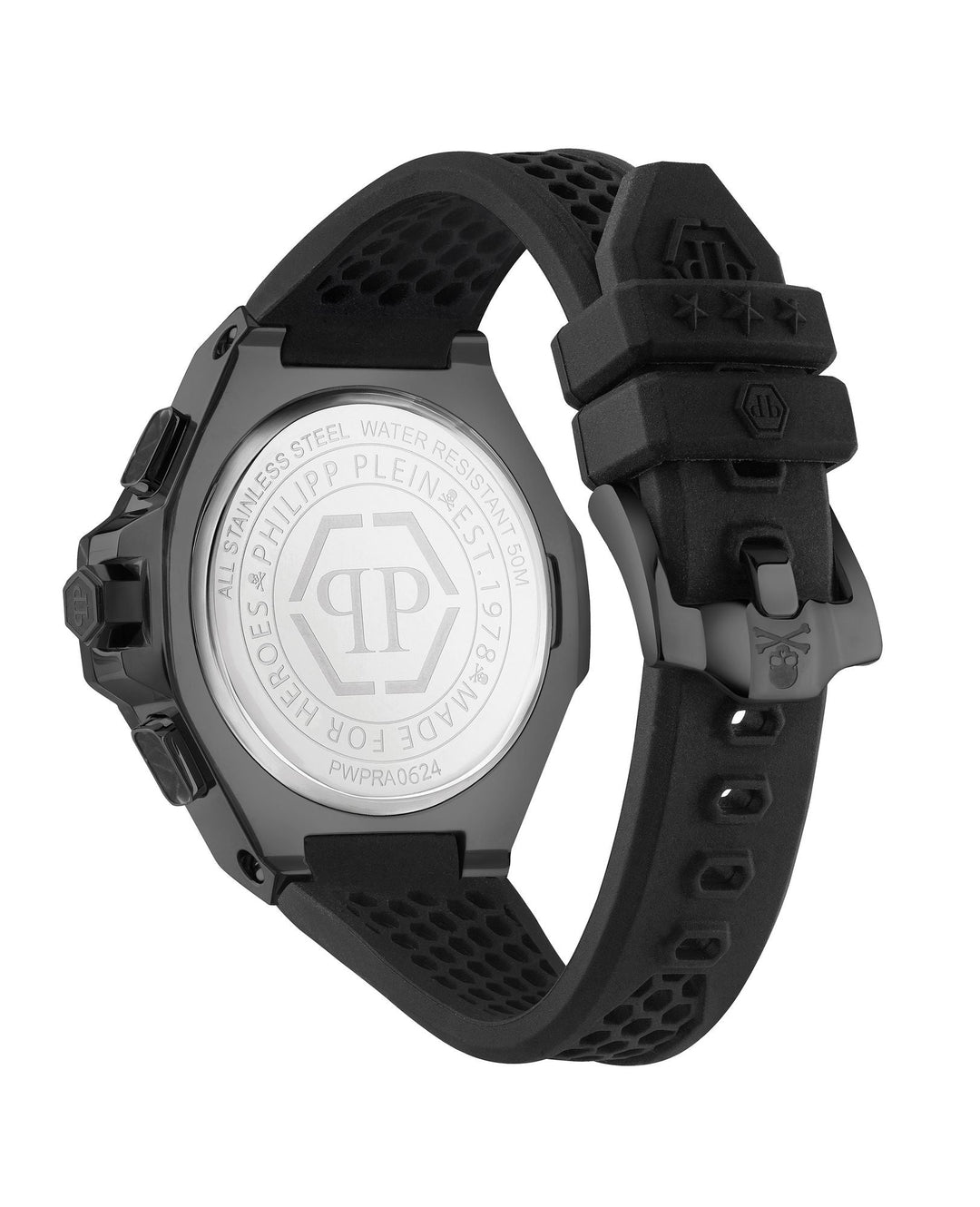 CHRONO ROYAL Black / Silicone | Black Dial