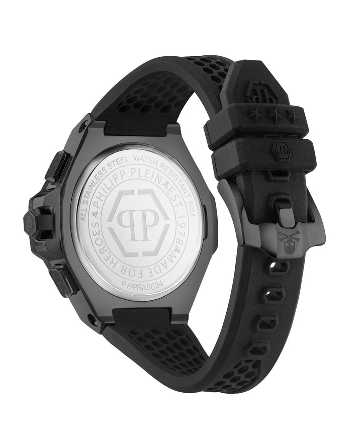CHRONO ROYAL Black / Silicone | Black Dial