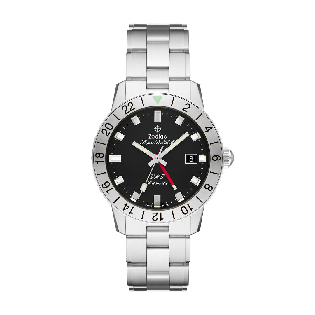 Super Sea Wolf GMT Black Dial