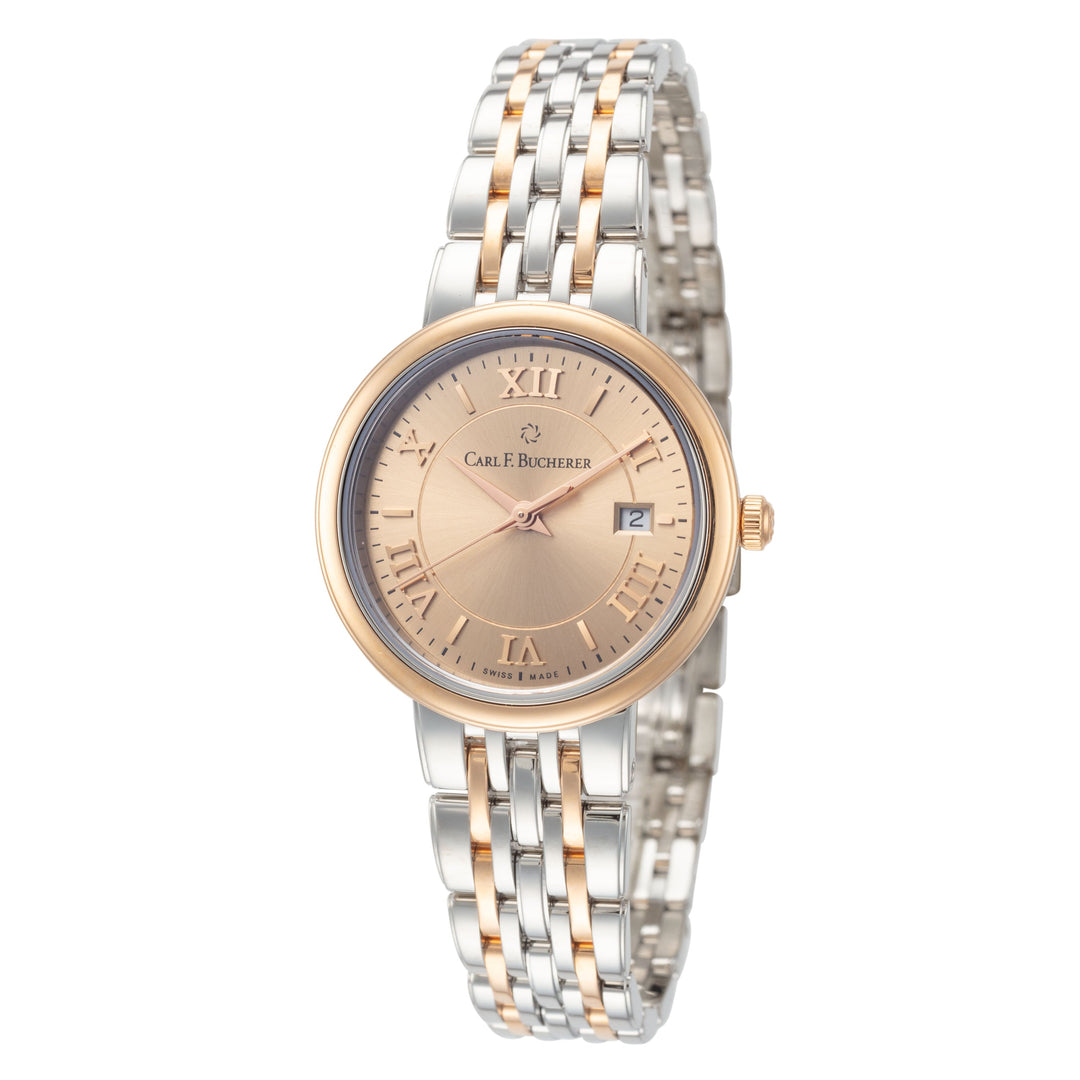 Adamavi 28mm / Champagne / Silver and Rose Gold | Champagne Dial