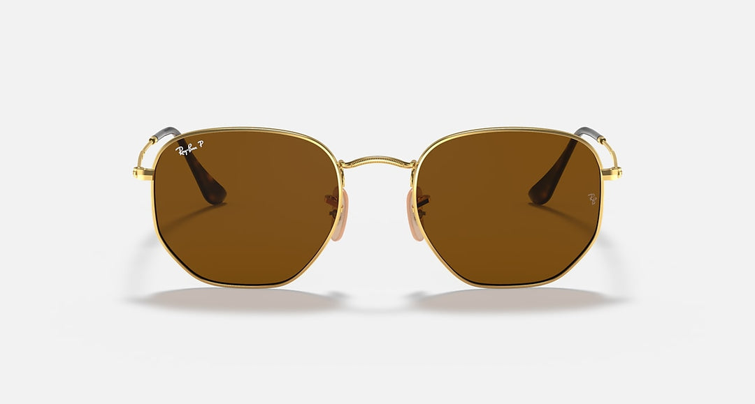 HEXAGONAL FLAT LENSES MEN'S Gold / Polar Brown |  Dial