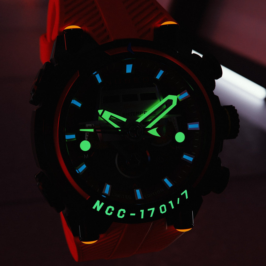 Deimos Chronograph Star Trek Galileo Limited Edition | Red Dial
