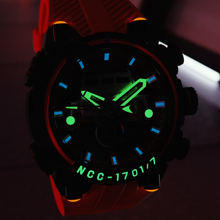 Deimos Chronograph Star Trek Galileo Limited Edition | Red Dial