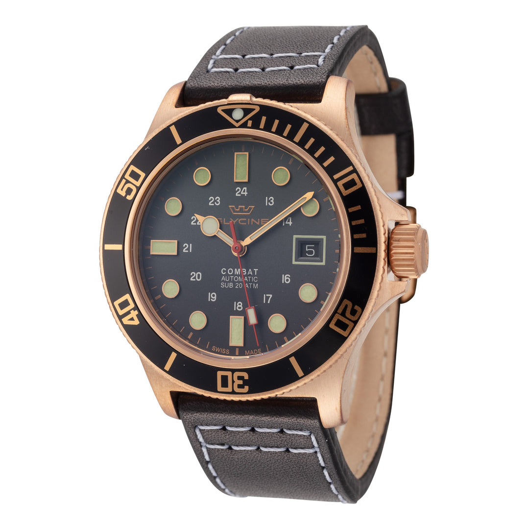 Combat Sub Bronze 42mm / Grey / Black | Grey Dial