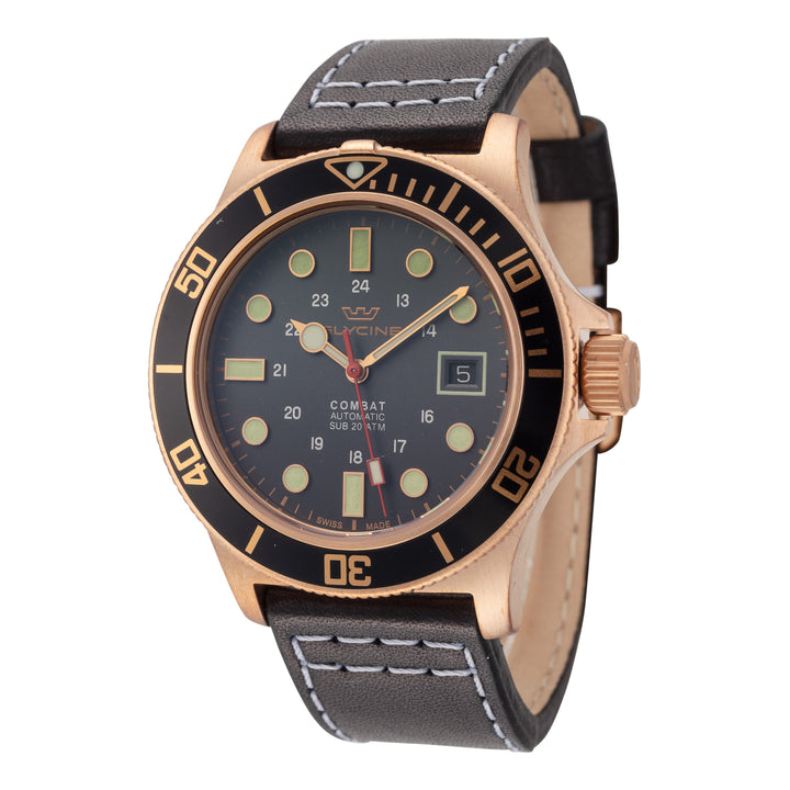 Combat Sub Bronze 42mm / Grey / Black | Grey Dial