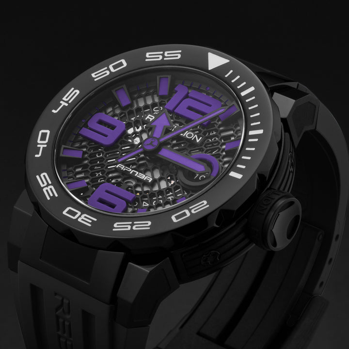 Predator Apnea RBPAP3H.TB.PU / Black Purple | Black Purple Dial