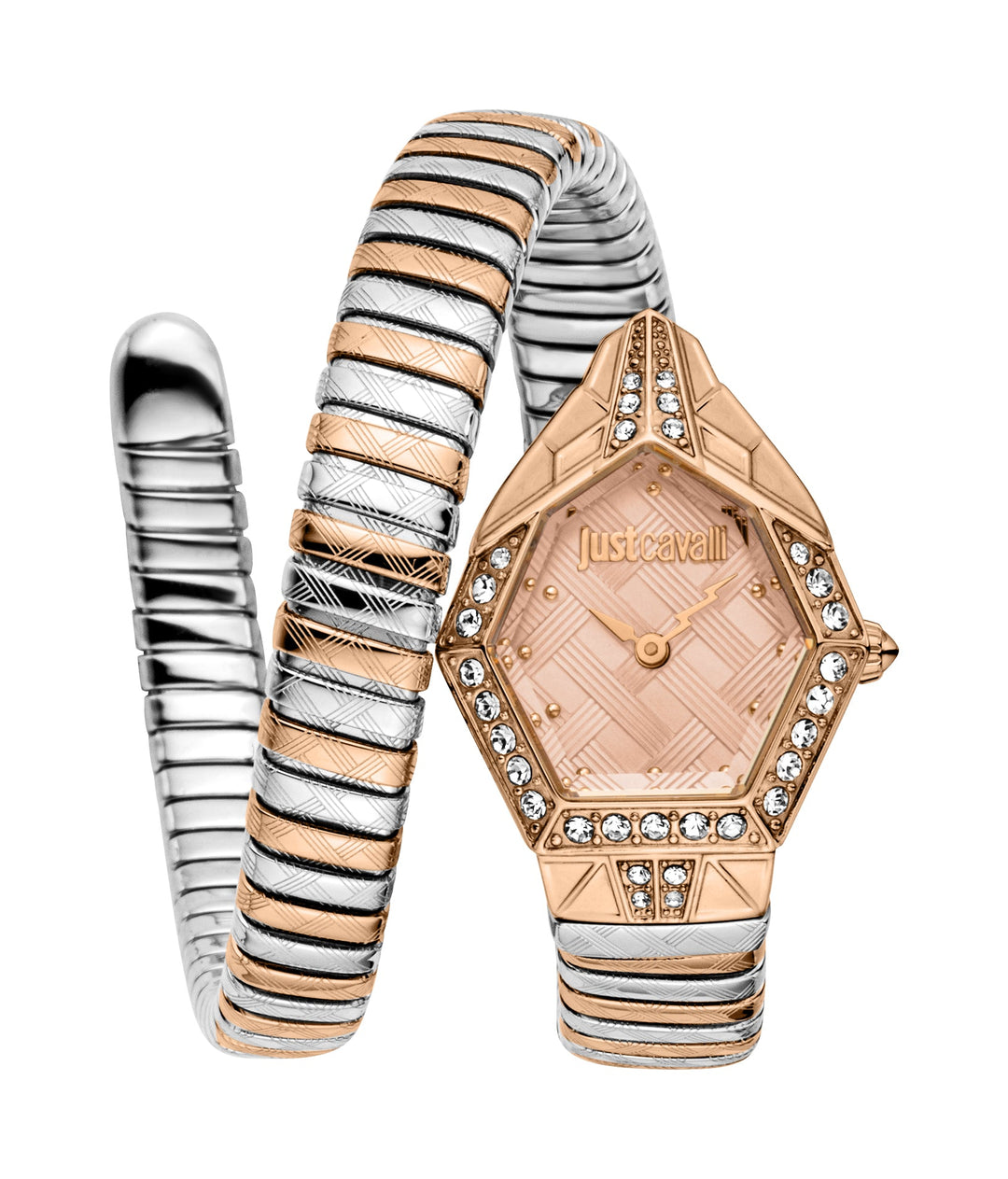 Just Cavalli 23mm / Silver and Rose Gold / Rose Gold | Rose Gold Dial