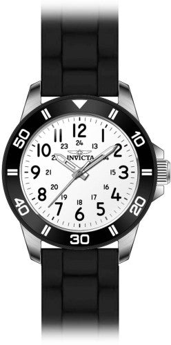 Pro Diver 36mm / White / Black | White Dial