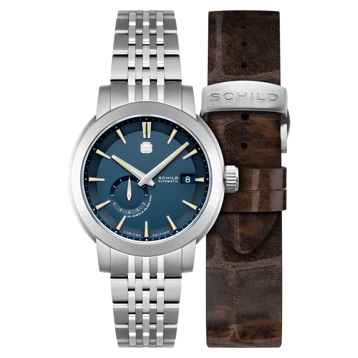 Heinrich Micro Rotor Automatic Limited Edition Blue / Stainless Steel | Blue Dia