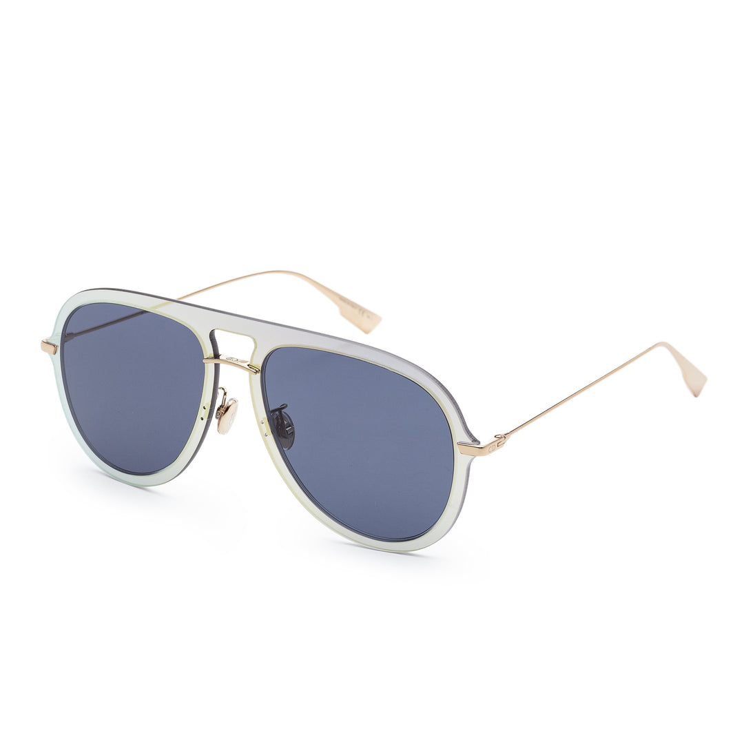 Ultimate Gold Frame, Blue Lens |  Dial
