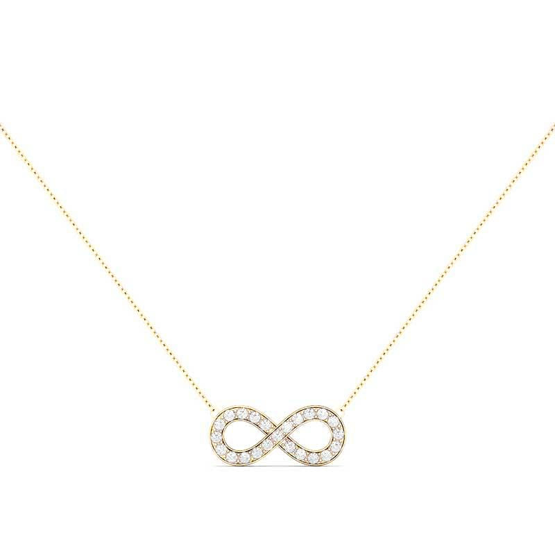 Infinity Diamond Necklace