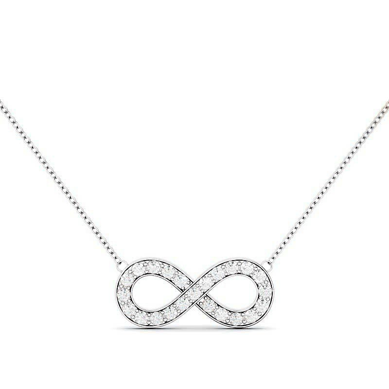 Infinity Diamond Necklace