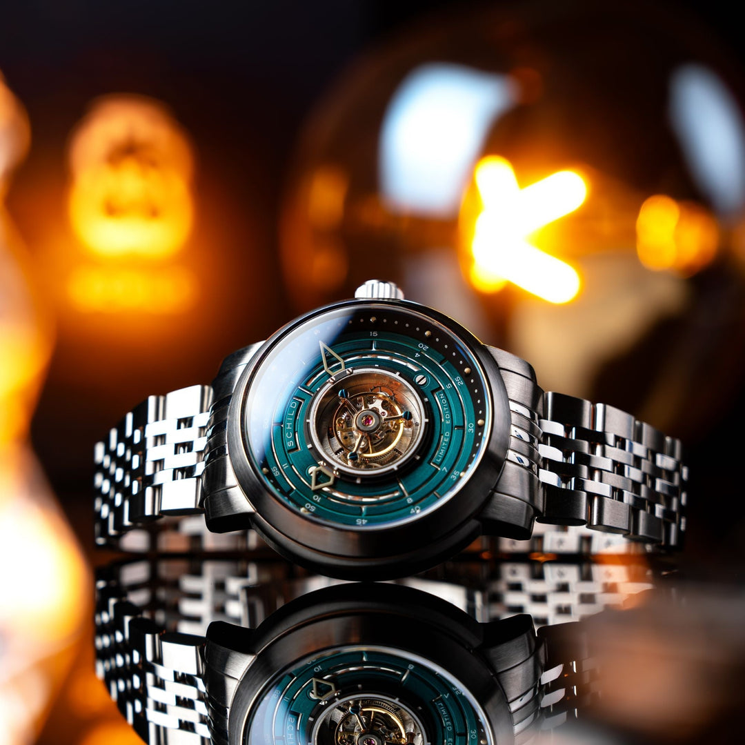 Heinrich Cyclone Tourbillon Limited Edition Green / Steel Stainless Steel | Gree