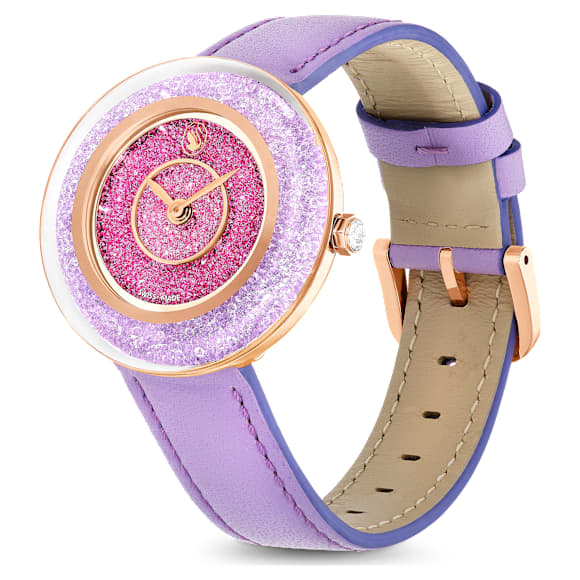 Crystalline 33mm / Pink / Purple Pink Dial