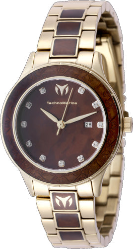 Sea 33 mm / Brown / Gold Brown Dial