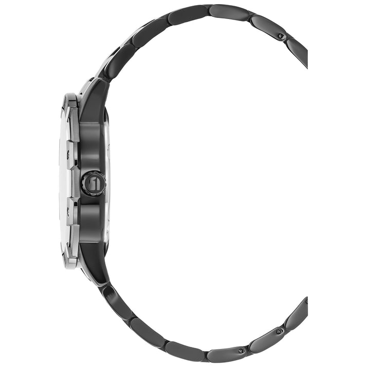 Constructed Gray Dial / Black Stainless Steel Bracelet Gray Dial